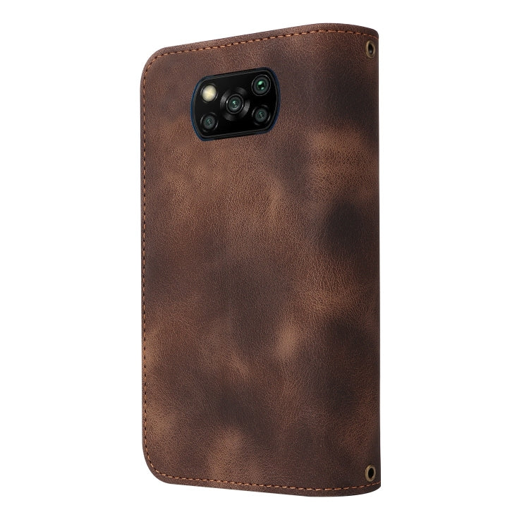 For Xiaomi Poco X3 NFC Multifunctional Card Slot Zipper Wallet Leather Phone Case