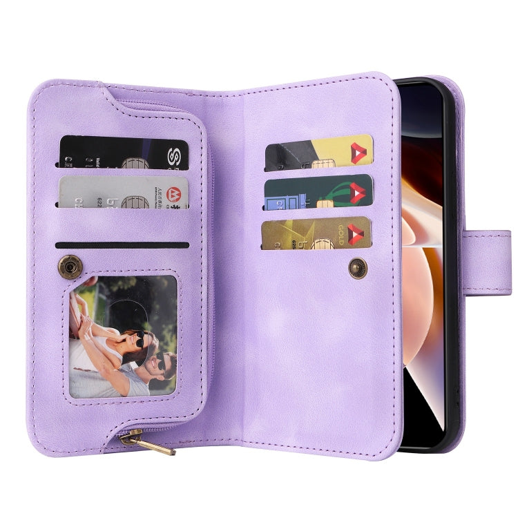 For Xiaomi Redmi Note 11 Global Multifunctional Card Slot Zipper Wallet Leather Phone Case