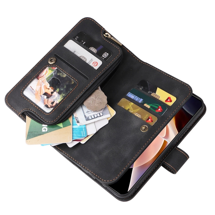 For Xiaomi Redmi Note 11 Global Multifunctional Card Slot Zipper Wallet Leather Phone Case
