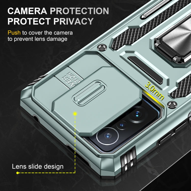 For Xiaomi 11T Armor PC + TPU Camera Shield Phone Case