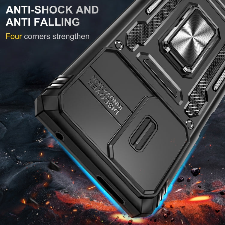 For Xiaomi 11T Armor PC + TPU Camera Shield Phone Case