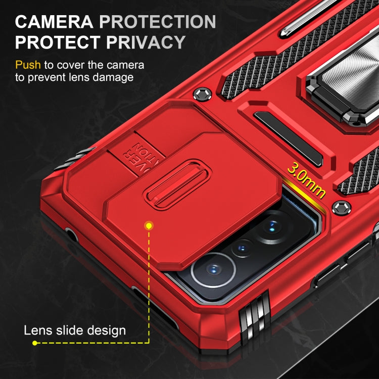 For Xiaomi 11T Armor PC + TPU Camera Shield Phone Case