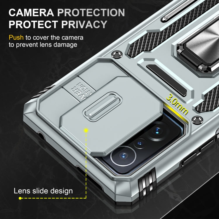 For Xiaomi 11T Armor PC + TPU Camera Shield Phone Case