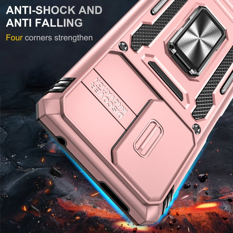 For Xiaomi 11T Armor PC + TPU Camera Shield Phone Case