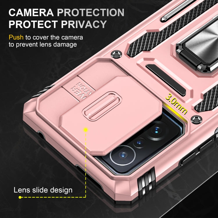 For Xiaomi 11T Armor PC + TPU Camera Shield Phone Case