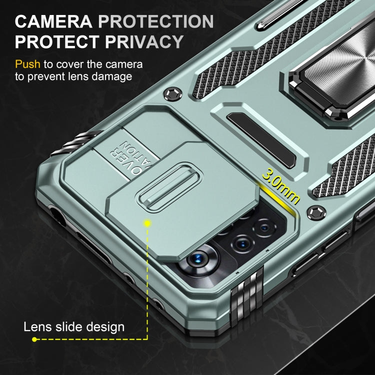For Xiaomi Poco X4 Pro 5G Armor PC + TPU Camera Shield Phone Case