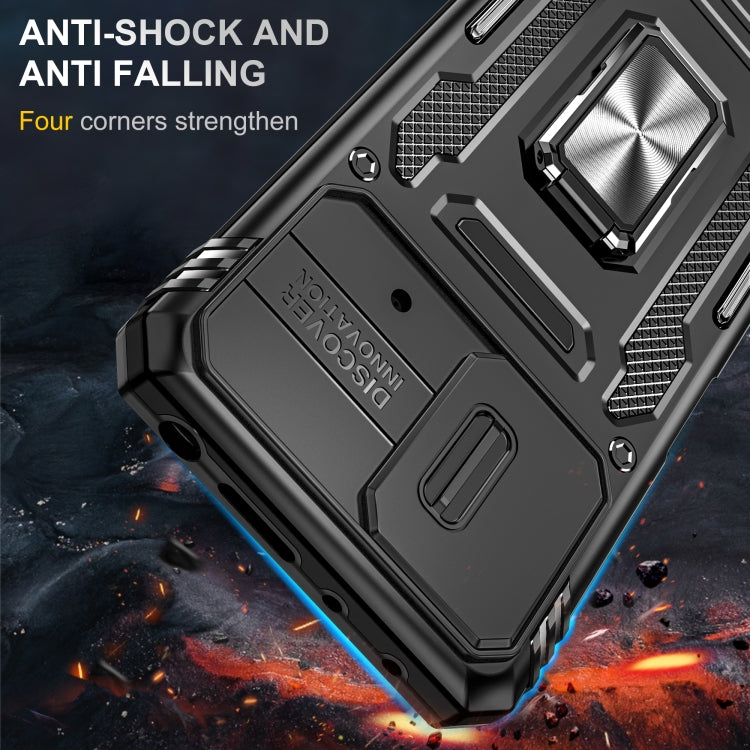 For Xiaomi Poco X4 Pro 5G Armor PC + TPU Camera Shield Phone Case