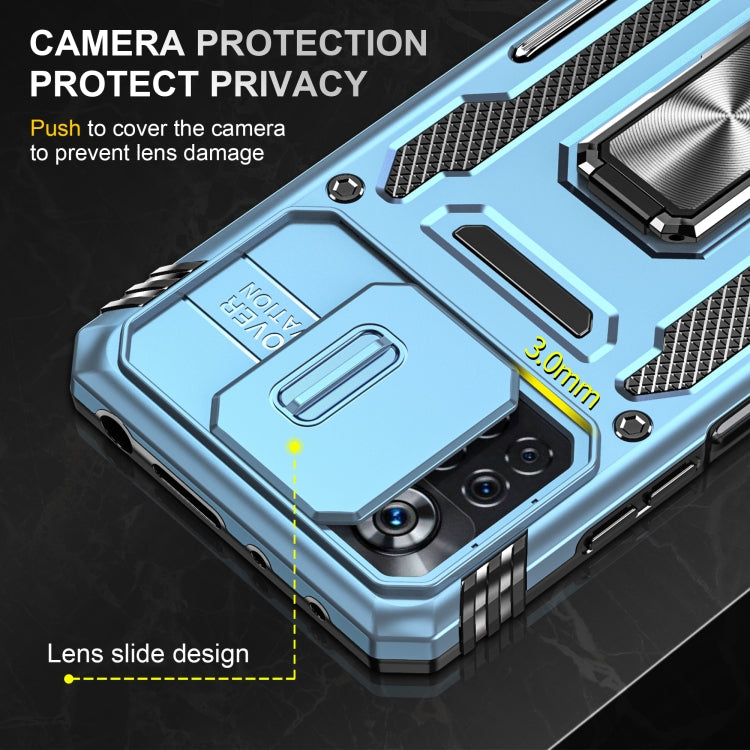 For Xiaomi Poco X4 Pro 5G Armor PC + TPU Camera Shield Phone Case
