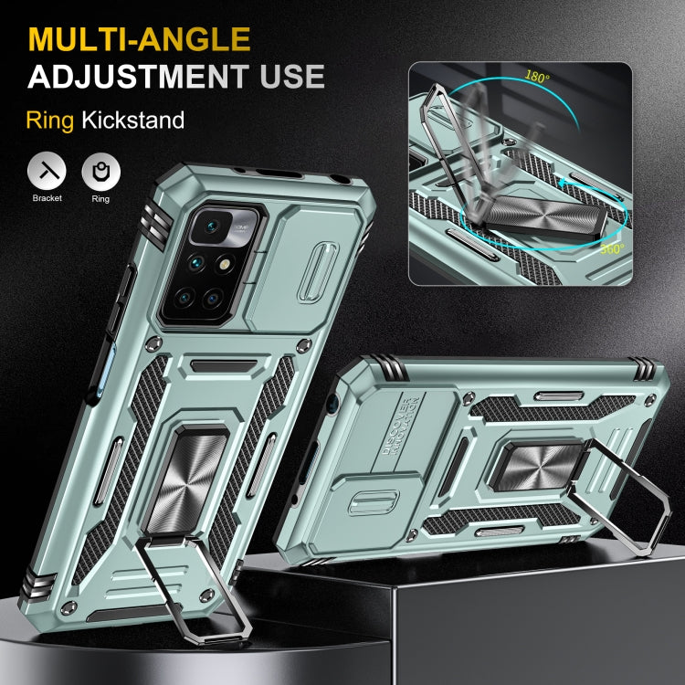 For Xiaomi Redmi 10 Armor PC + TPU Camera Shield Phone Case