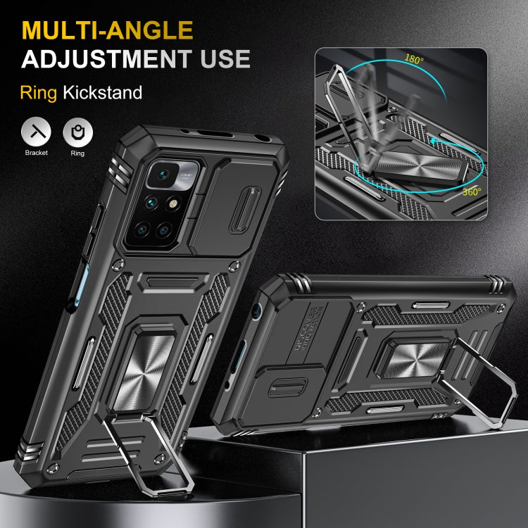 For Xiaomi Redmi 10 Armor PC + TPU Camera Shield Phone Case