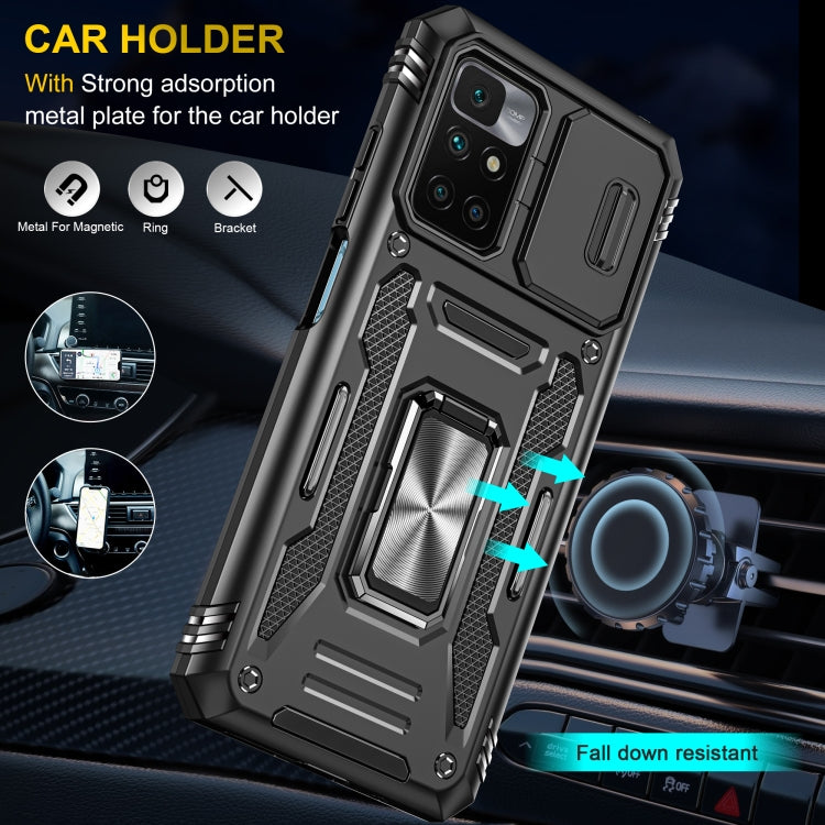For Xiaomi Redmi 10 Armor PC + TPU Camera Shield Phone Case