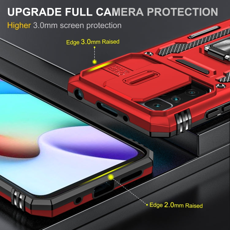 For Xiaomi Redmi 10 Armor PC + TPU Camera Shield Phone Case