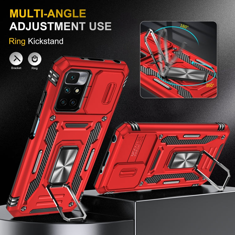 For Xiaomi Redmi 10 Armor PC + TPU Camera Shield Phone Case