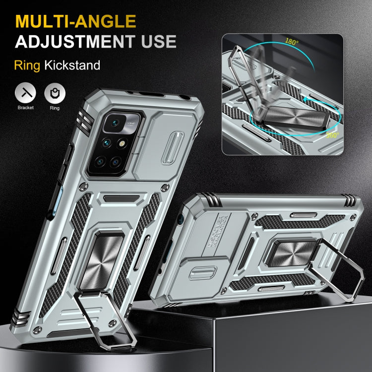 For Xiaomi Redmi 10 Armor PC + TPU Camera Shield Phone Case