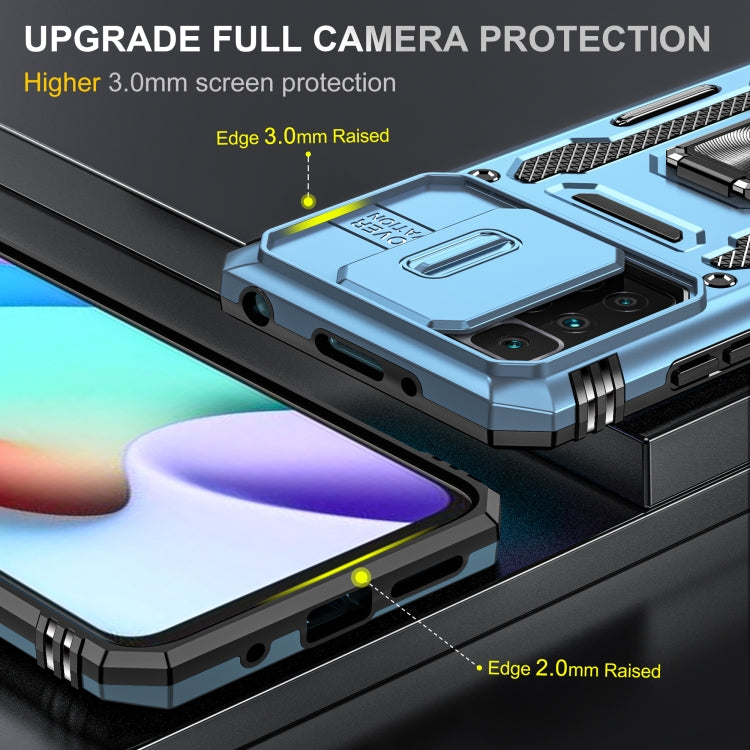 For Xiaomi Redmi 10 Armor PC + TPU Camera Shield Phone Case