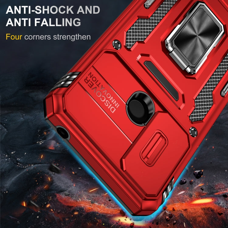 For Xiaomi Redmi 10C Armor PC + TPU Camera Shield Phone Case