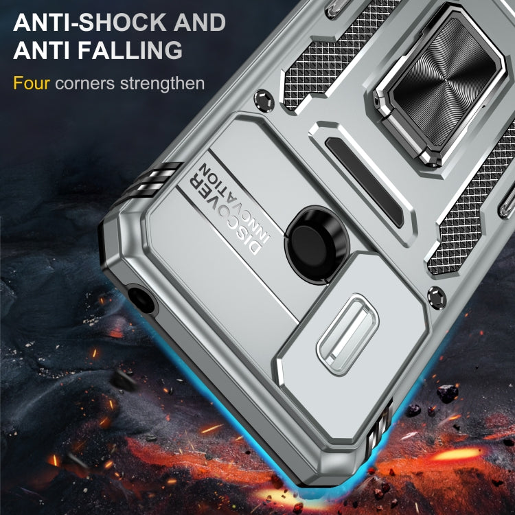For Xiaomi Redmi 10C Armor PC + TPU Camera Shield Phone Case