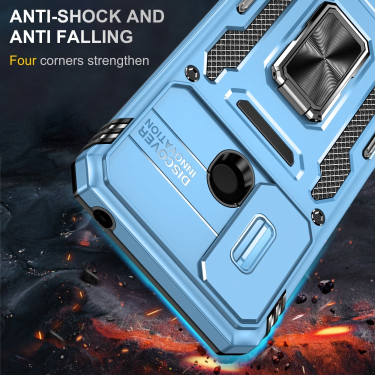 For Xiaomi Redmi 10C Armor PC + TPU Camera Shield Phone Case