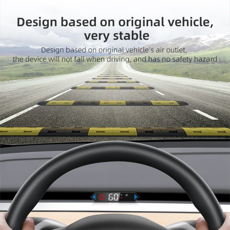 T5 For Tesla Model Y / 3 2019- Car 3 inch HUD Head-up Display