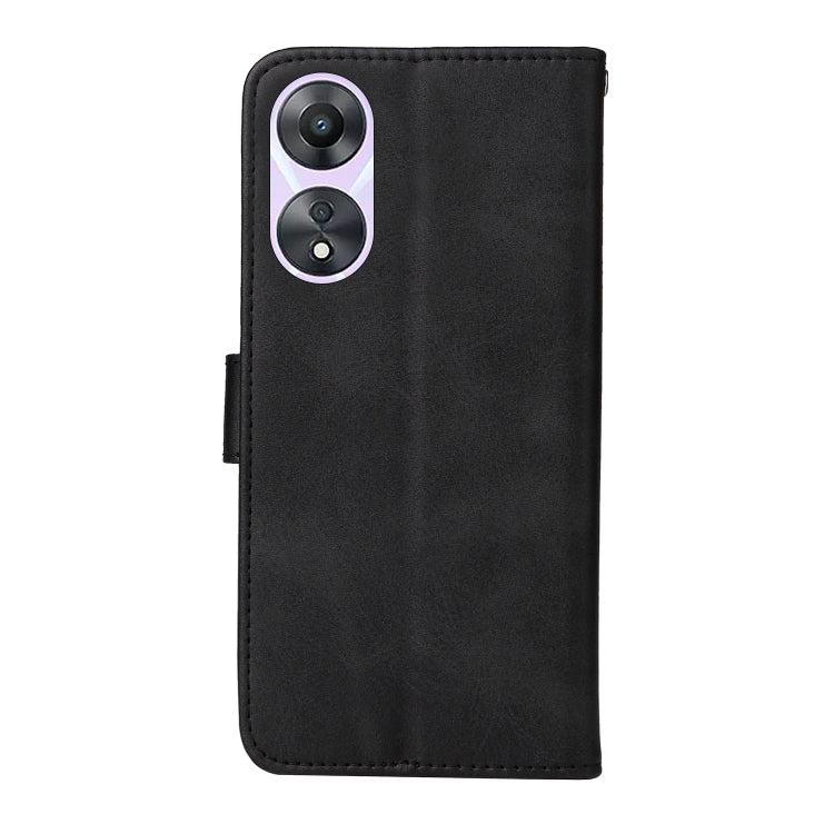 For OPPO A58 5G Classic Calf Texture Flip Leather Phone Case
