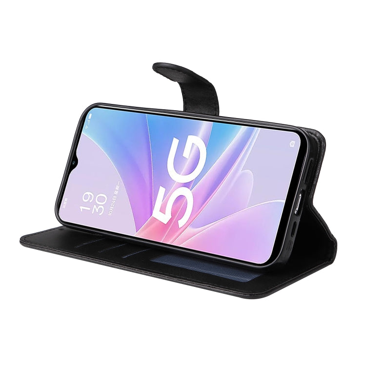 For OPPO A58 5G Classic Calf Texture Flip Leather Phone Case