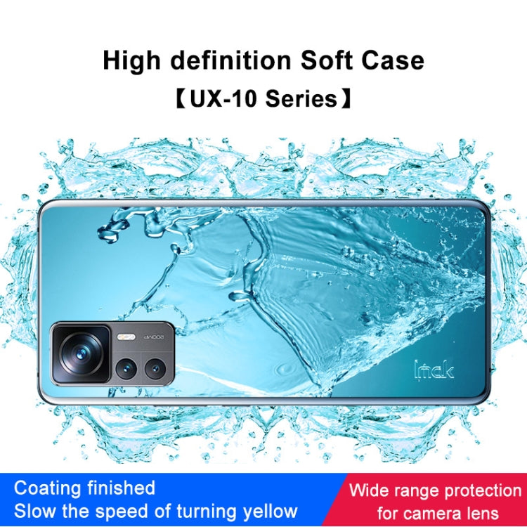 For Xiaomi 12T Pro 5G IMAK UX-10 Series Transparent Shockproof TPU Phone Case(Transparent)
