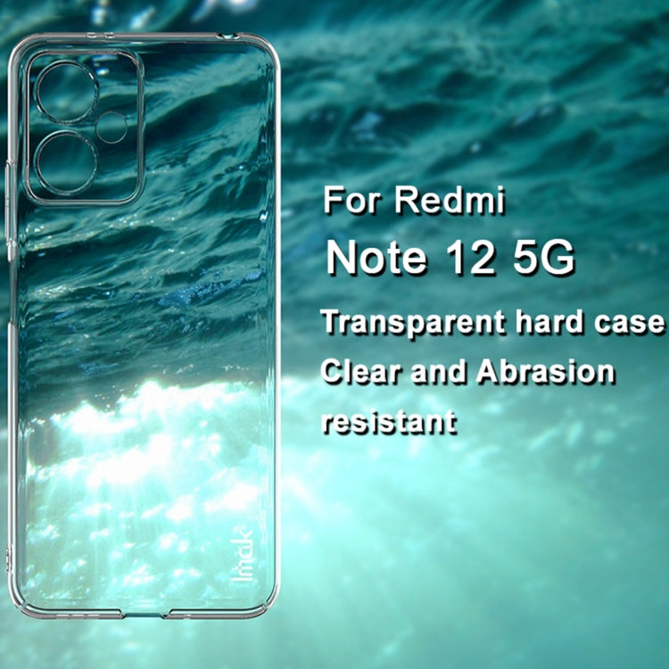 For Xiaomi Redmi Note 12 China imak Wing II Pro Series Wear-resisting Crystal Phone Protective Case(Transparent)