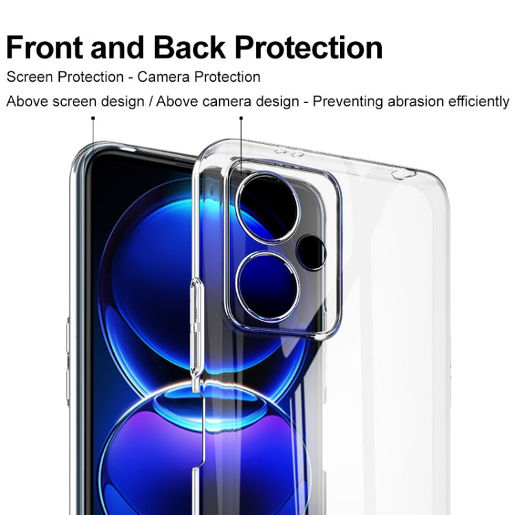 For Xiaomi Redmi Note 12 China imak Wing II Pro Series Wear-resisting Crystal Phone Protective Case(Transparent)