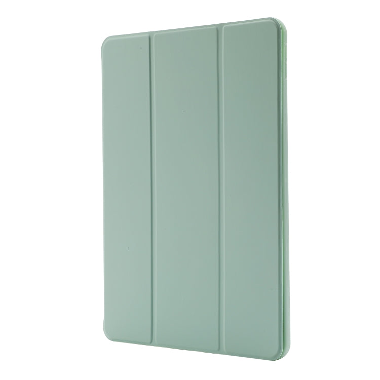 Skin Feel Pen Holder Tri-fold Tablet Leather Case For iPad 10.2 2019 / iPad 10.2 2020 / iPad Air 3 / iPad Pro 10.5