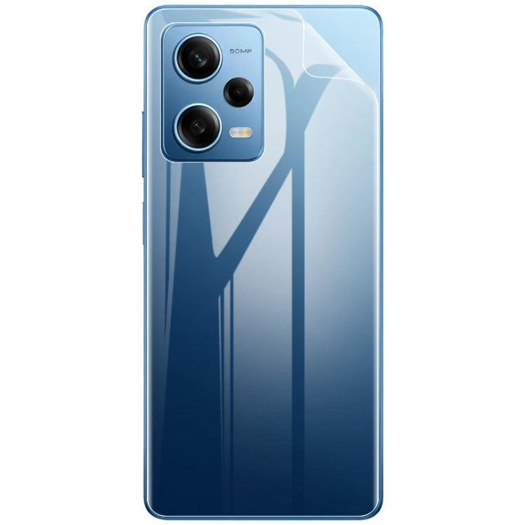 For Xiaomi Redmi Note 12 Pro 5G China/Indian 2pcs imak Curved Full Screen Protector Hydrogel Film Back Protector