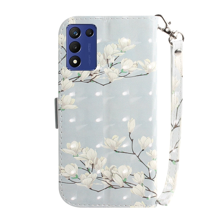 For Realme Q3S / Q3T / 9 SE / 9 5G Speed 3D Colored Horizontal Flip Leather Phone Case