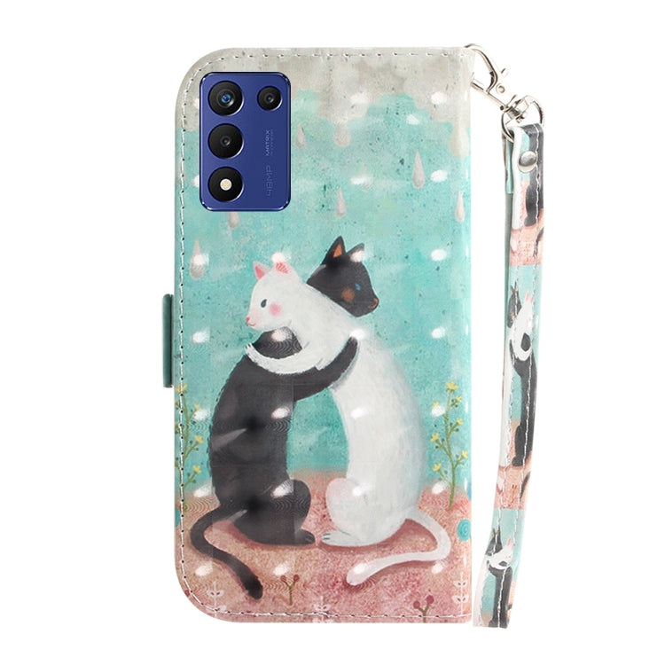 For Realme Q3S / Q3T / 9 SE / 9 5G Speed 3D Colored Horizontal Flip Leather Phone Case