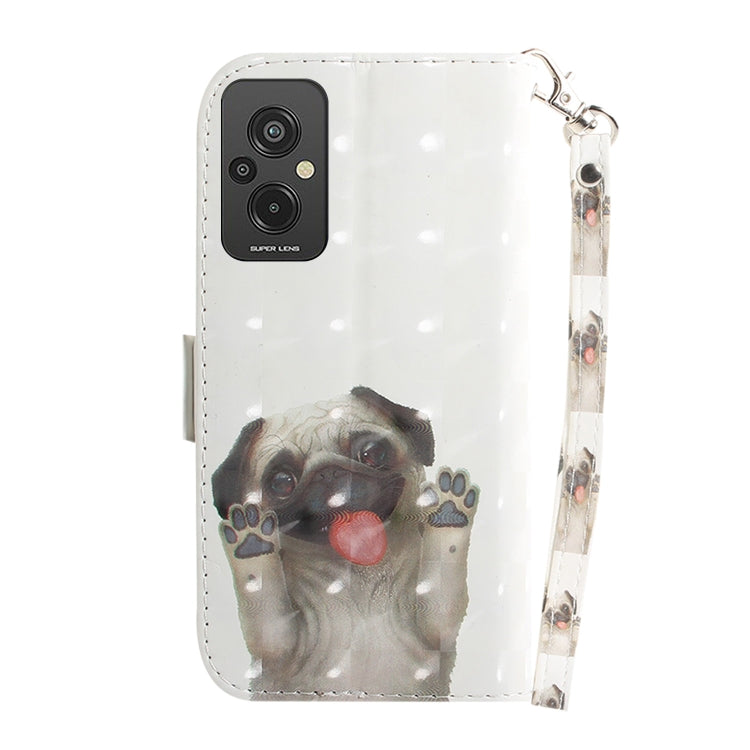 For Xiaomi Redmi 11 Prime 4G 3D Colored Horizontal Flip Leather Phone Case