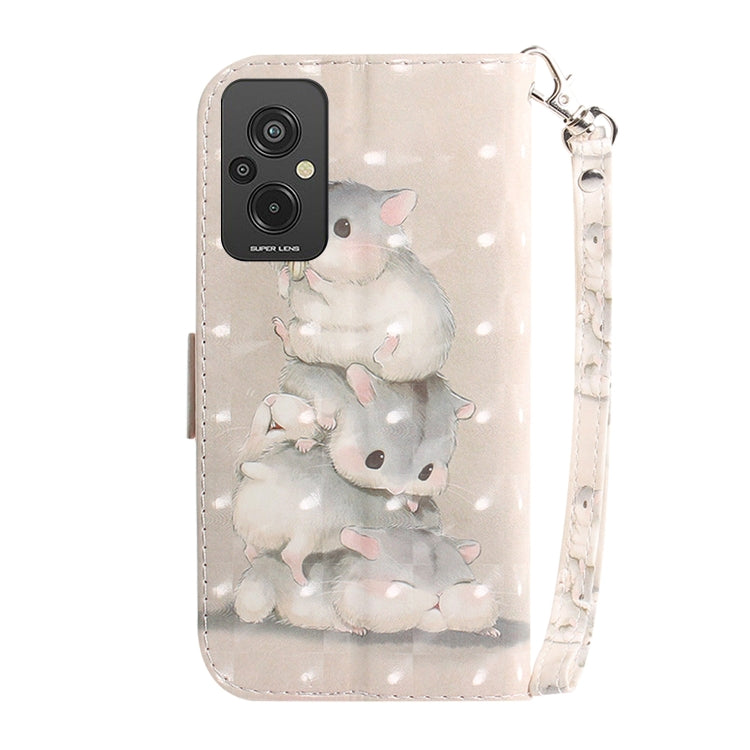 For Xiaomi Redmi 11 Prime 4G 3D Colored Horizontal Flip Leather Phone Case