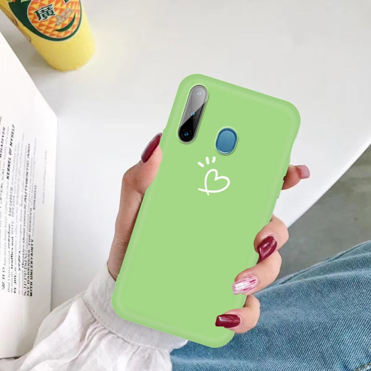 For Galaxy A11 / M11 Frosted Candy-Colored Ultra-thin TPU Phone