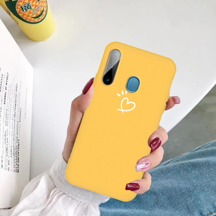 For Galaxy A11 / M11 Frosted Candy-Colored Ultra-thin TPU Phone