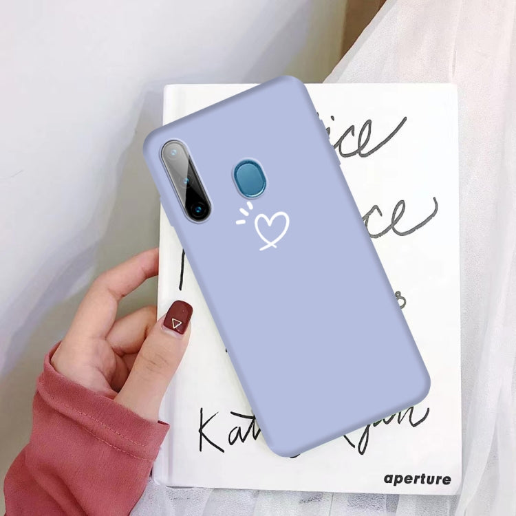 For Galaxy A11 / M11 Frosted Candy-Colored Ultra-thin TPU Phone