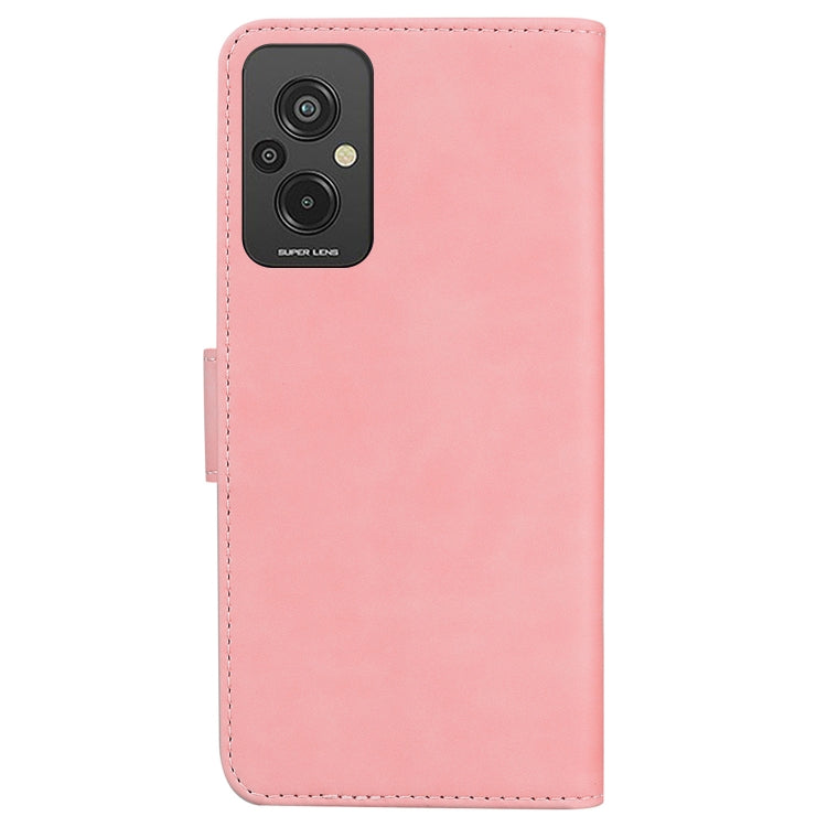 For Xiaomi Redmi 11 Prime 4G Skin Feel Pure Color Flip Leather Phone Case