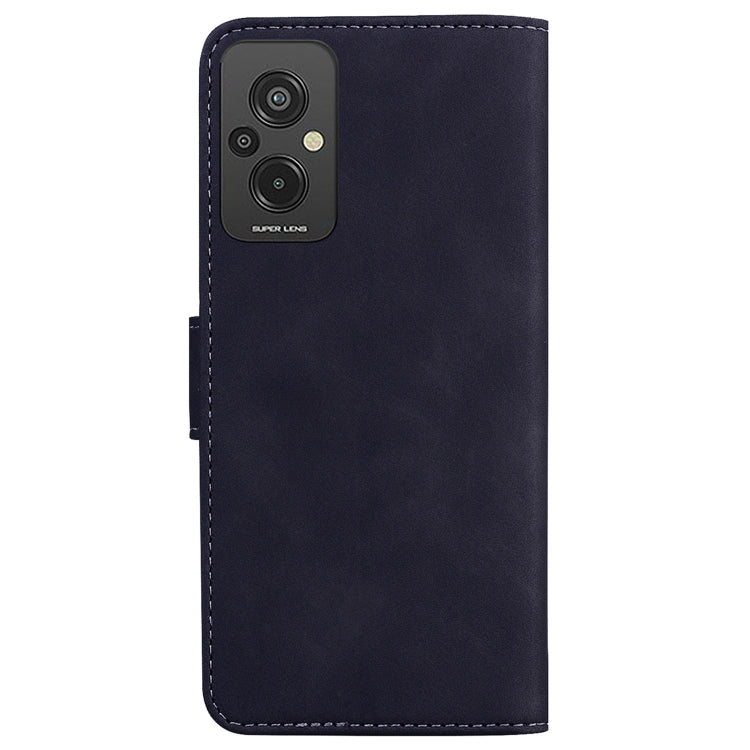 For Xiaomi Redmi 11 Prime 4G Skin Feel Pure Color Flip Leather Phone Case