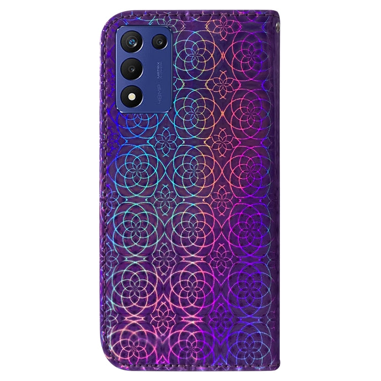 For Realme Q3S / Q3T / 9 SE / 9 5G Speed Colorful Magnetic Buckle Leather Phone Case