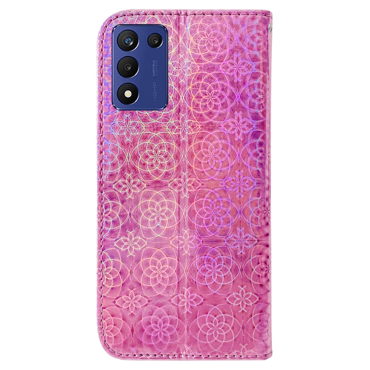 For Realme Q3S / Q3T / 9 SE / 9 5G Speed Colorful Magnetic Buckle Leather Phone Case