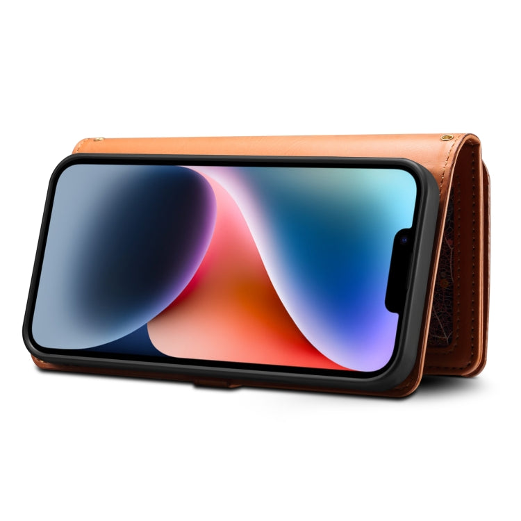 For iPhone XR ESEBLE Star Series Lanyard Zipper Wallet RFID Leather Case