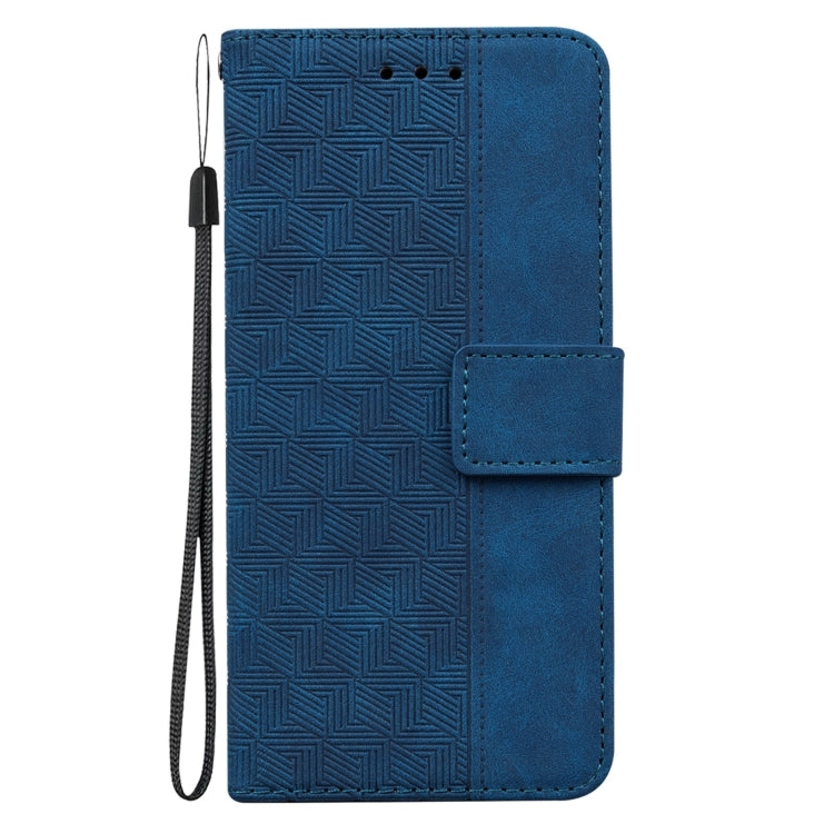For Xiaomi Redmi 11 Prime 4G Geometric Embossed Leather Phone Case