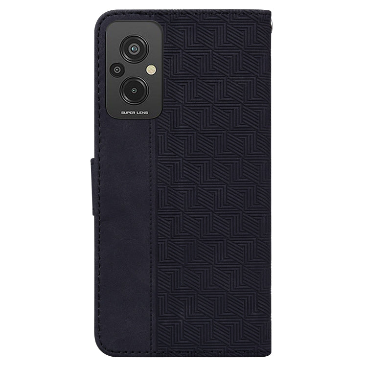 For Xiaomi Redmi 11 Prime 4G Geometric Embossed Leather Phone Case