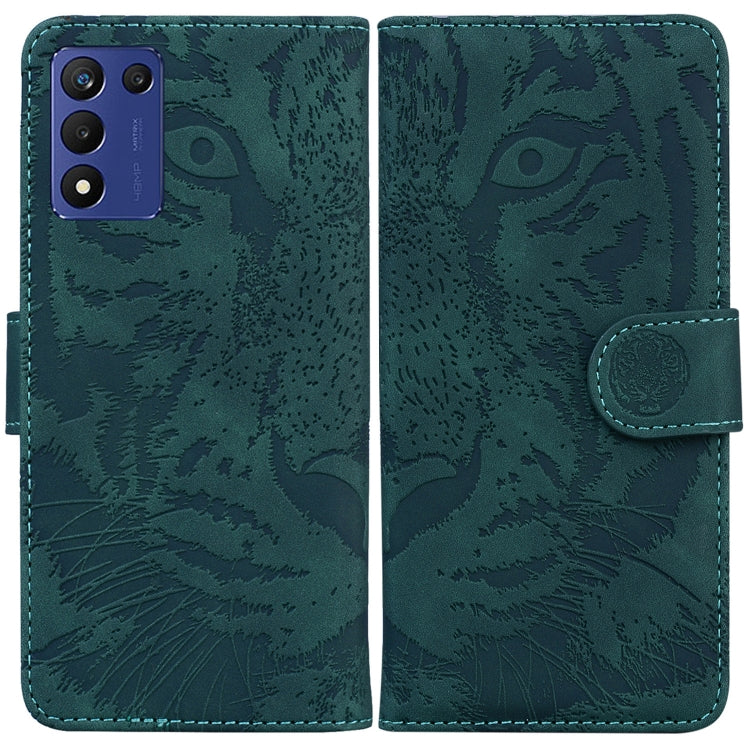 For Realme Q3S / Q3T / 9 SE / 9 5G Speed Tiger Embossing Pattern Leather Phone Case