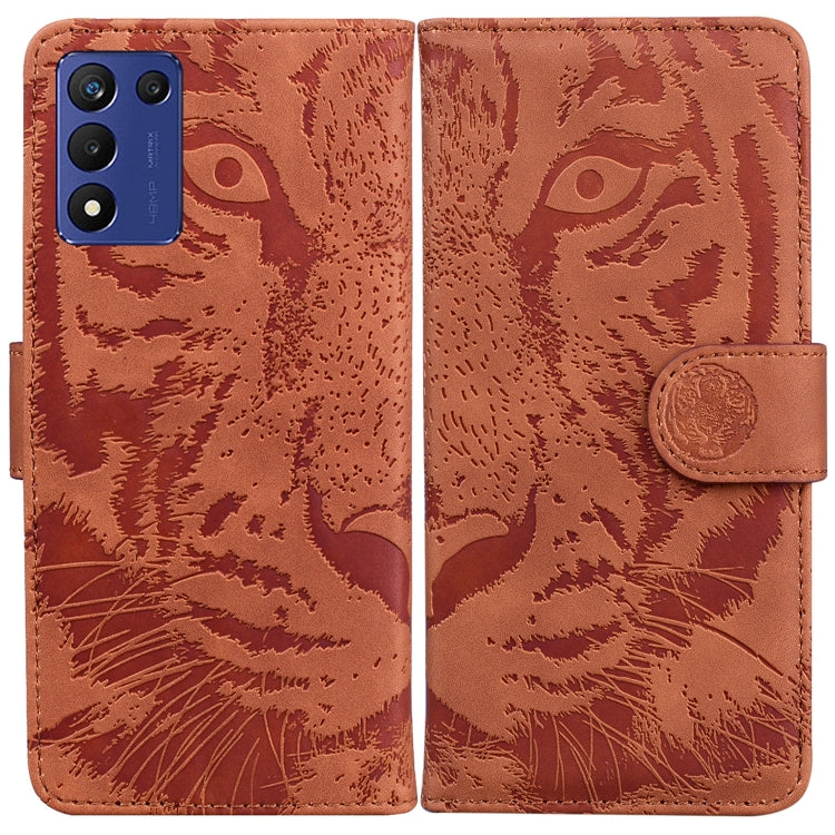 For Realme Q3S / Q3T / 9 SE / 9 5G Speed Tiger Embossing Pattern Leather Phone Case