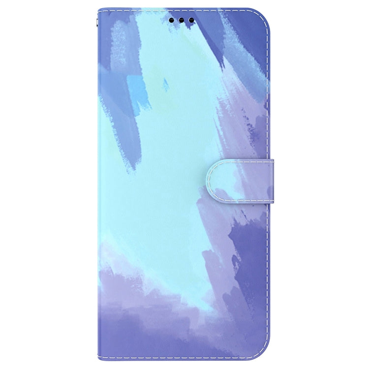 For Realme Q3S / Q3T / 9 SE / 9 5G Speed Watercolor Pattern Leather Phone Case