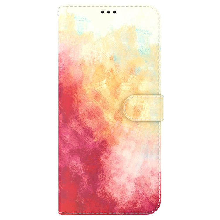 For Xiaomi Redmi 11 Prime 4G Watercolor Pattern Leather Phone Case