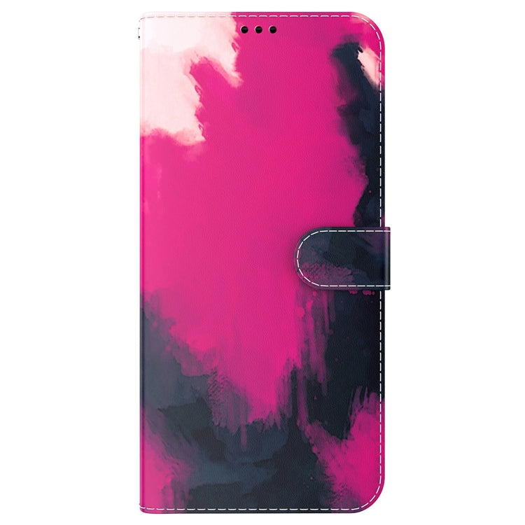 For Xiaomi Redmi 11 Prime 4G Watercolor Pattern Leather Phone Case