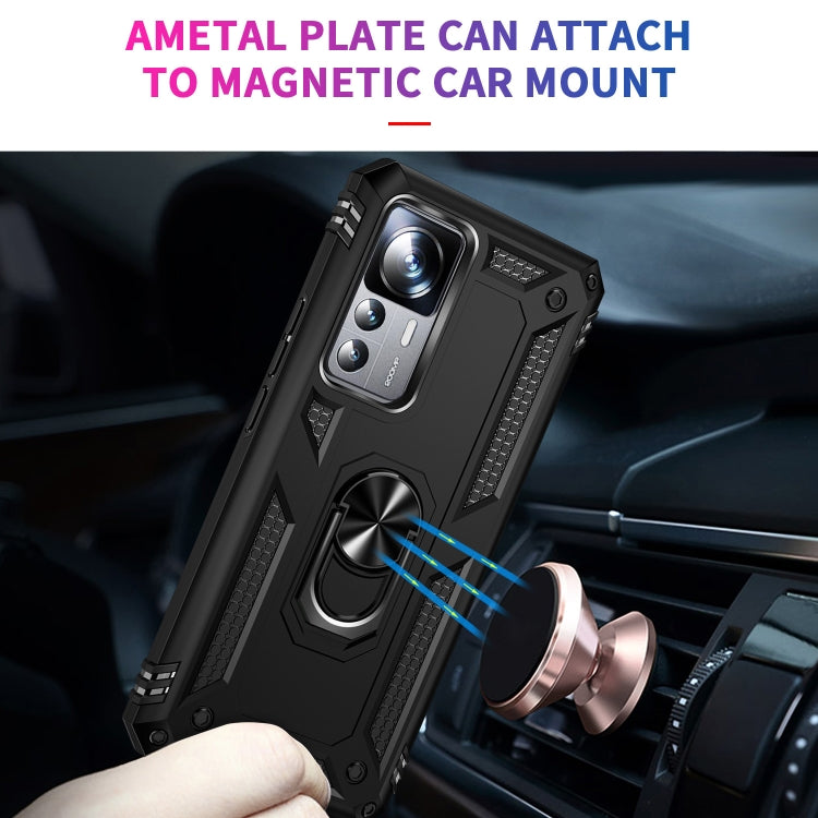 For Xiaomi 12T / 12T Pro Shockproof TPU + PC Phone Case with Holder